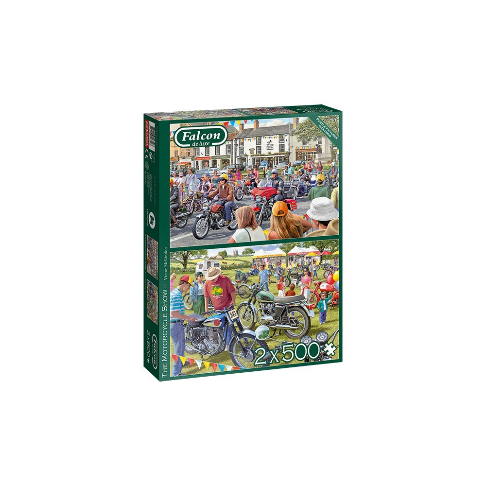 The Motorcycle Show 2 x 500 Piece Puzzle
