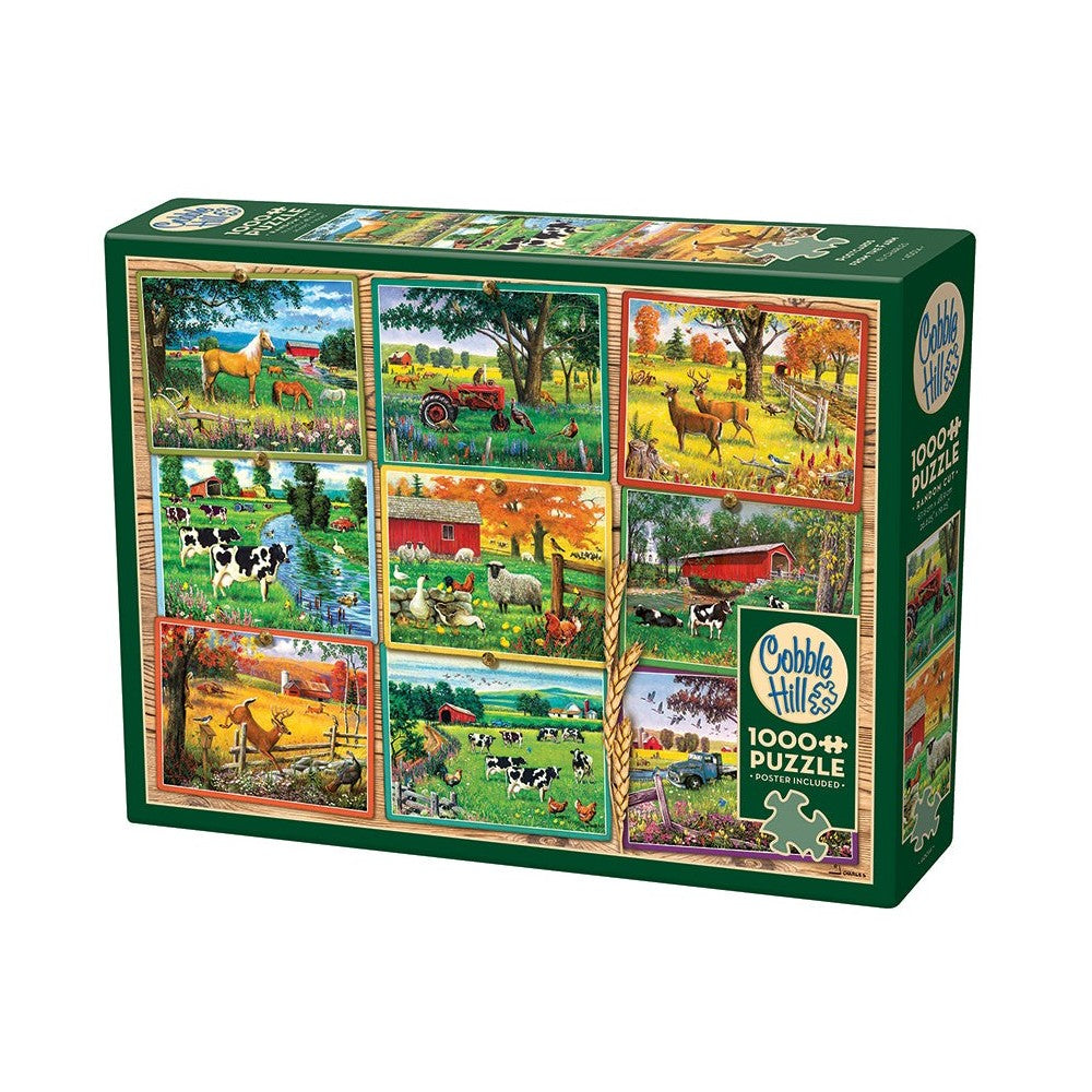 Cobble Hill - Postcards From The Farm 1000 Piece Puzzle
