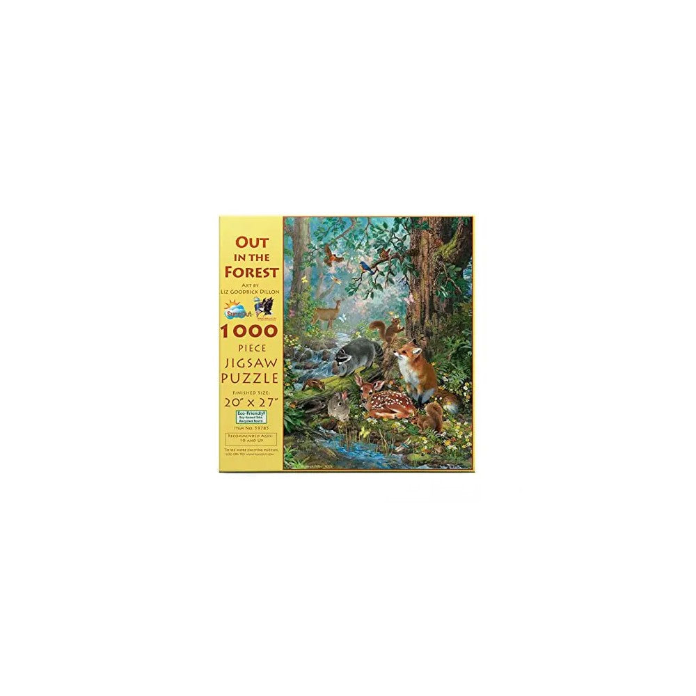 Sunsout - Out In The Forest 1000 Piece Puzzle