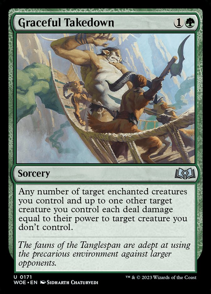 Graceful Takedown 171/276 (Wilds of Eldraine)