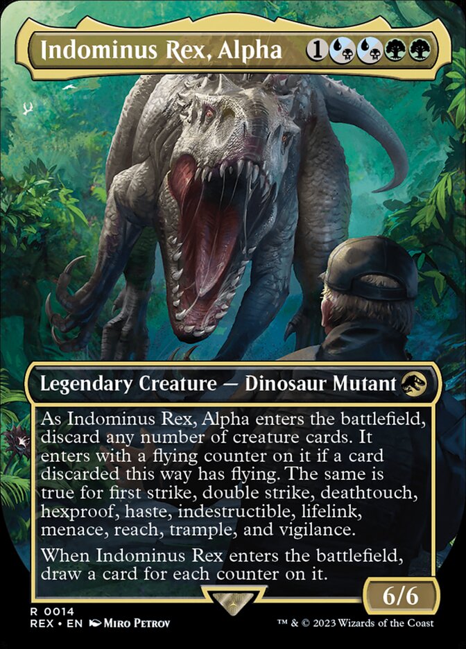 Indominus Rex, Alpha 14 (Universes Beyond: Jurassic World Collection) - Borderless