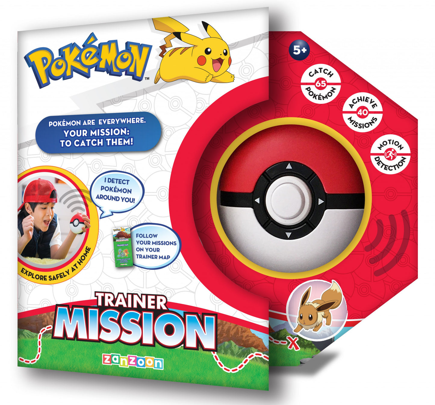 Jazwares Pokemon Trainer Mission Detector Game