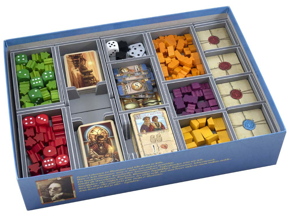 Folded Space - Board Game Insert for The Voyage of Marco Polo