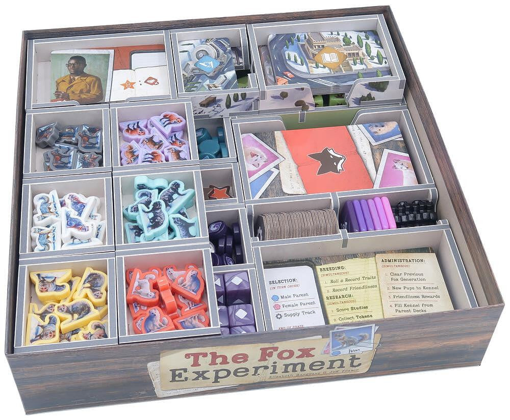 Folded Space - Colour Board Game Insert for Fox Experiment