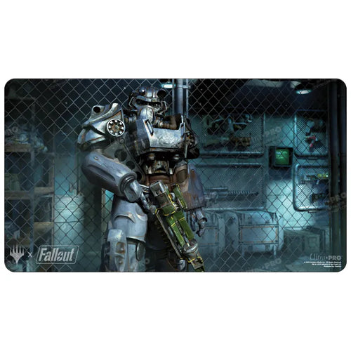 Magic The Gathering - Fallout Playmat v6 - Puresteel Paladin - Good Games