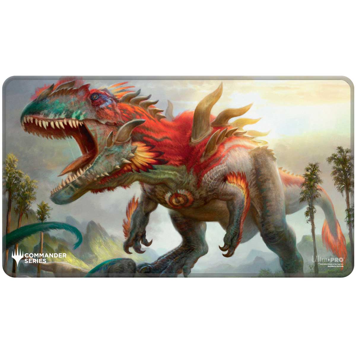 Ultra Pro: Commander Series Release 4 3 Color Shard - Q4 2024 Stitched Edge Playmat Gishath Magic: The Gathering (Preorder) - Good Games