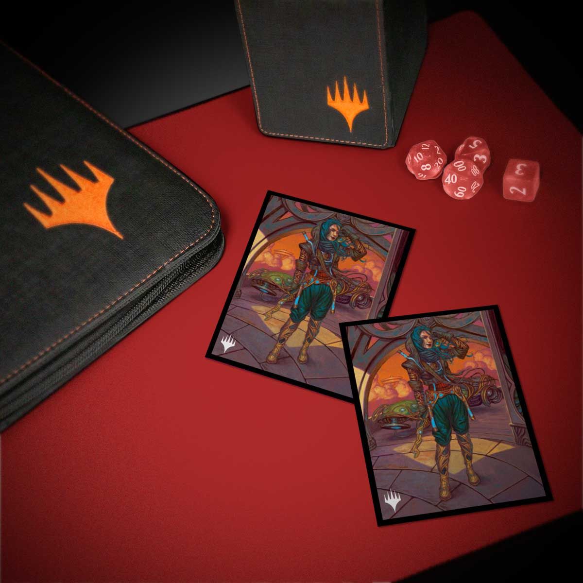Ultra Pro: Magic: The Gathering Aetherdrift 100ct Deck Protector Sleeves Borderless Racer 1 - Good Games
