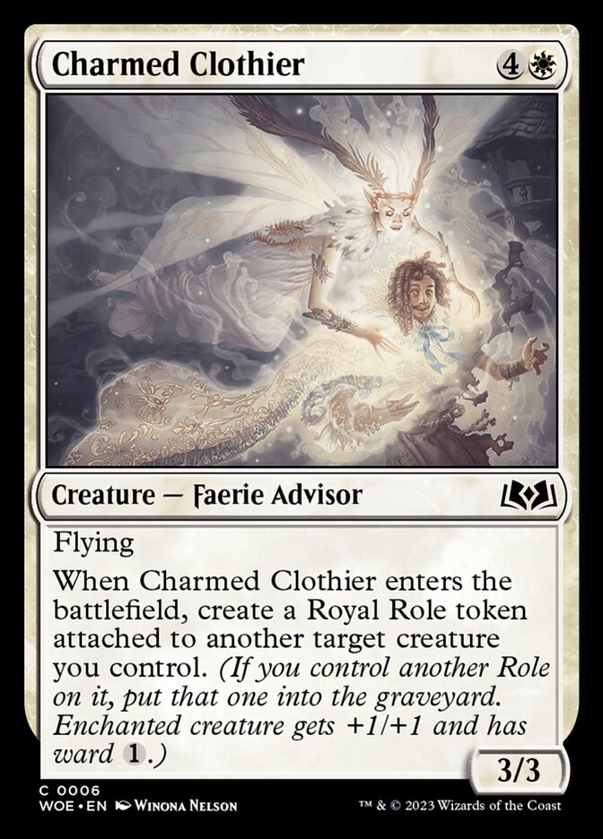 Charmed Clothier 6/276 (Wilds of Eldraine)