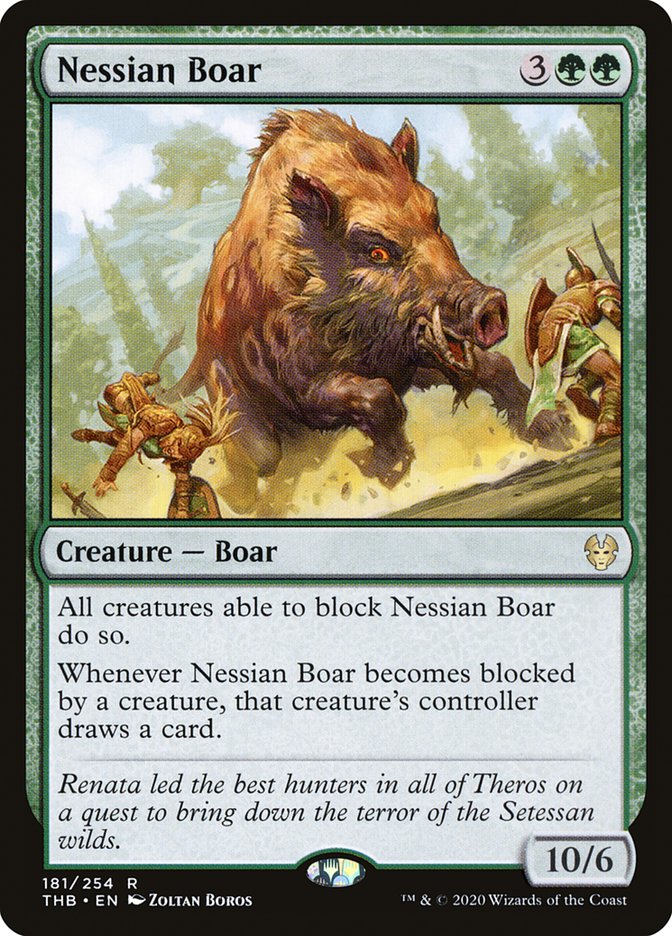 Nessian Boar 181/254 (Theros Beyond Death) - Foil
