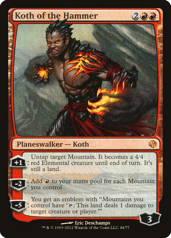 Koth of the Hammer 44 (Duel Decks: Venser vs. Koth) - Foil