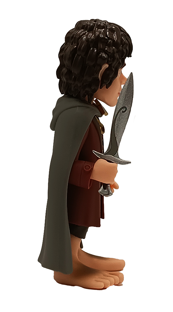 Angled full-body view of Frodo Baggins collectible