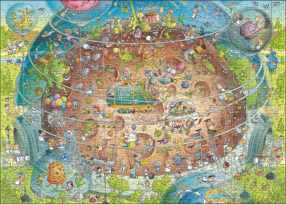 Funky Zoo Puzzle 1000 - Good Games