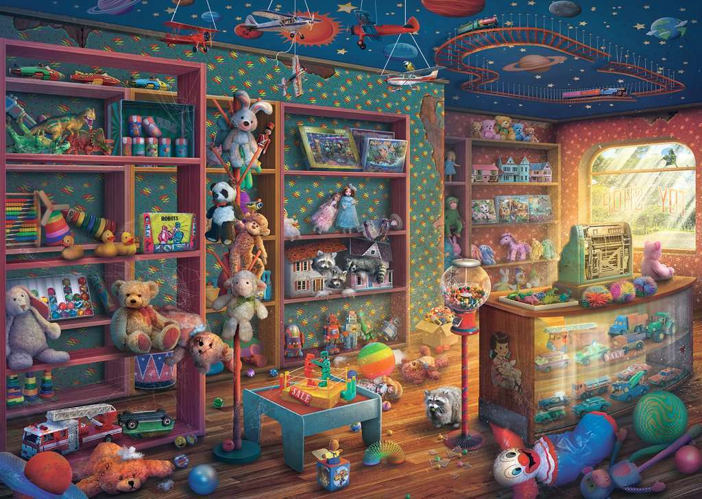 Ravensburger - Tattered Toy Store 1000 Piece Jigsaw - Good Games