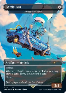 Battle Bus // Smugglers Copter 446 (Secret Lair Drop Series) - Borderless