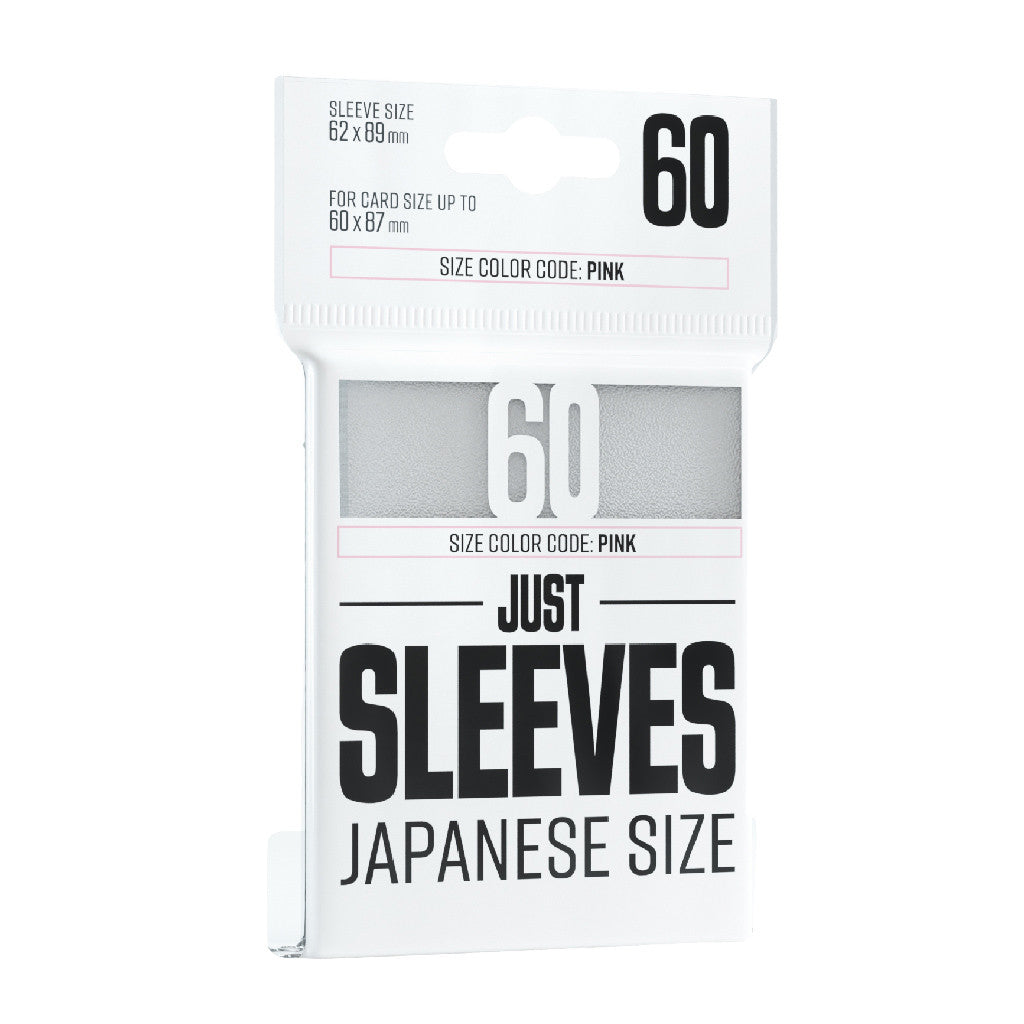 Gamegenic - Just Sleeves 60-Pieces Set Japanese Size - White - Good Games