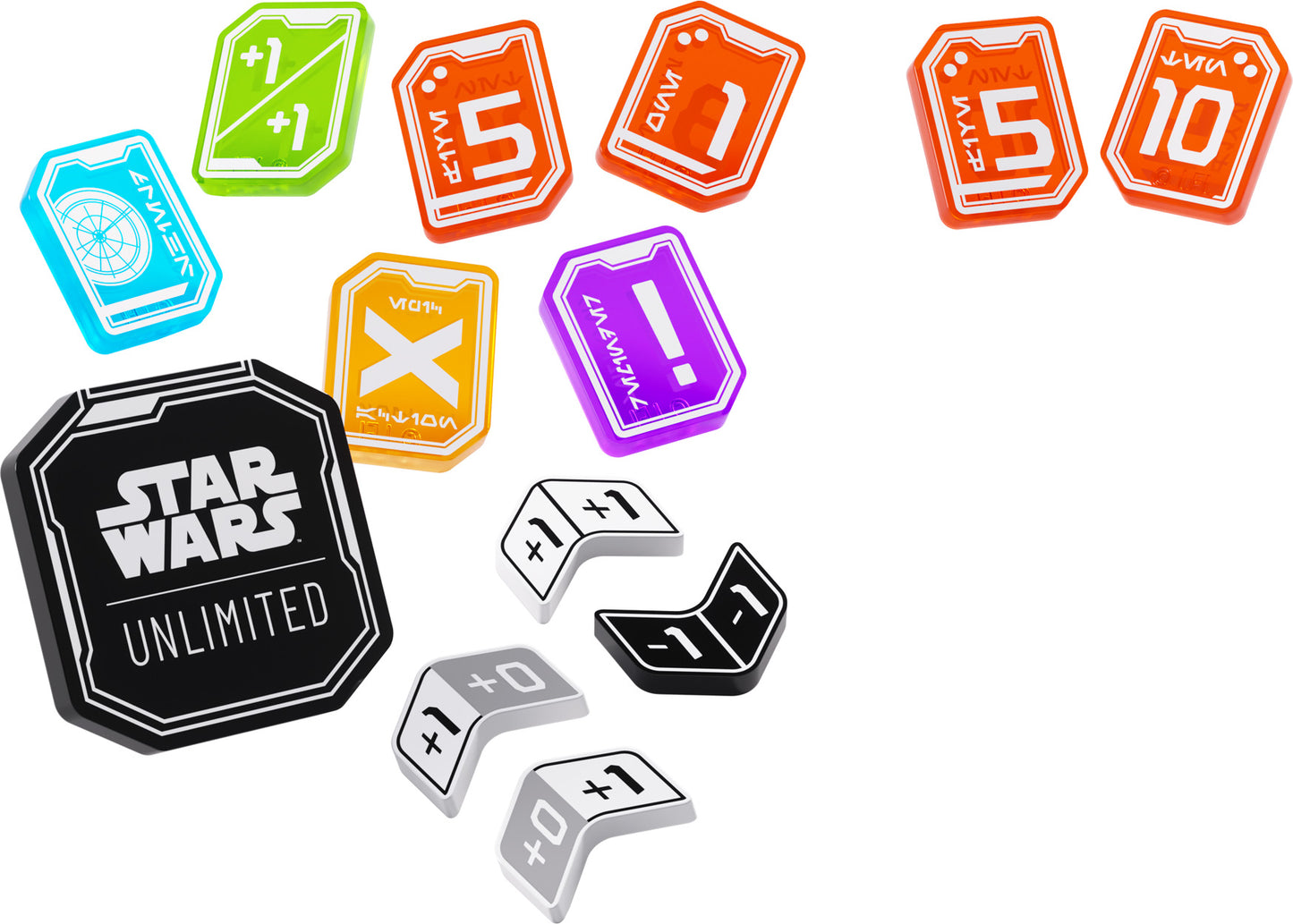 Gamegenic Star Wars Unlimited Acrylic Tokens PRO