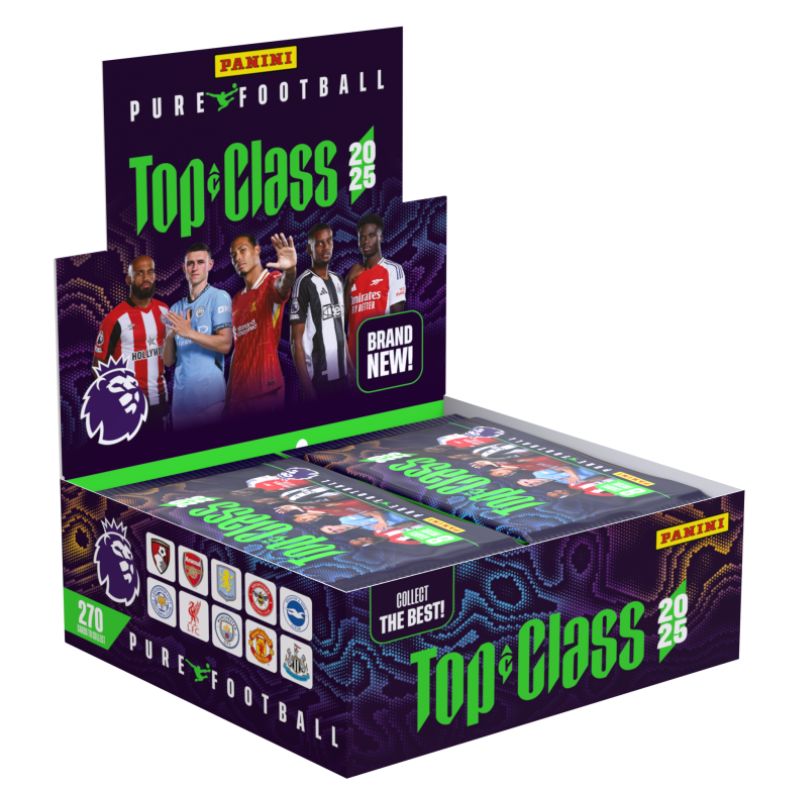 Panini EPL TOP Class 2025 Soccer Cards Booster Box