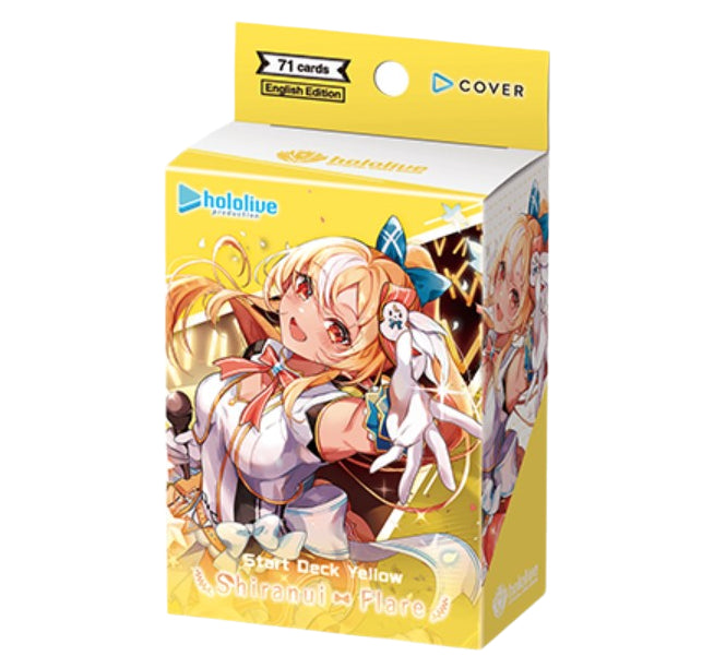 Hololive Official Card Game hSD07e - Shiraniu Flare - Start Deck Yellow