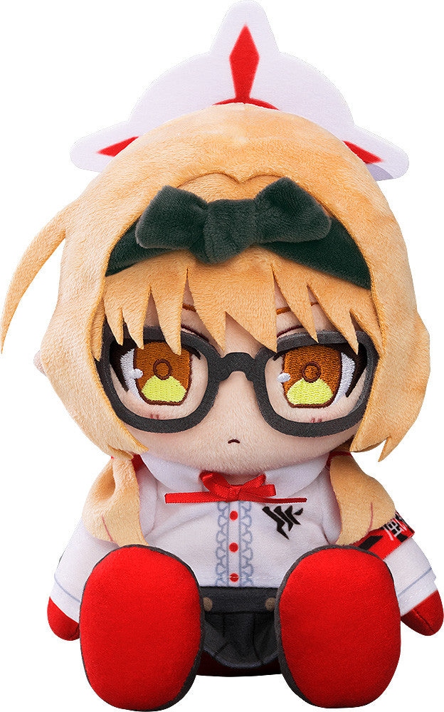 Featuring pink twin-bun hairstyle, nurse outfit, and a cheerful expression