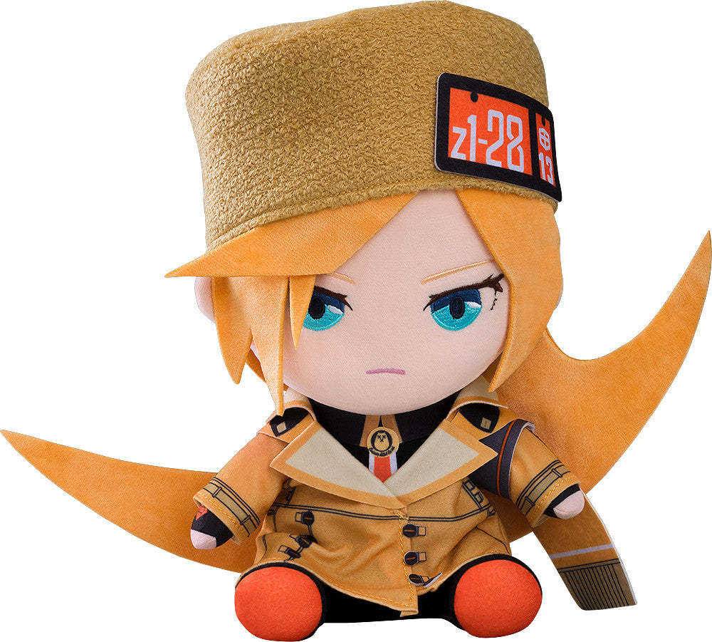 Millia Rage plushie from Guilty Gear Strive with long blonde hair and detailed costume