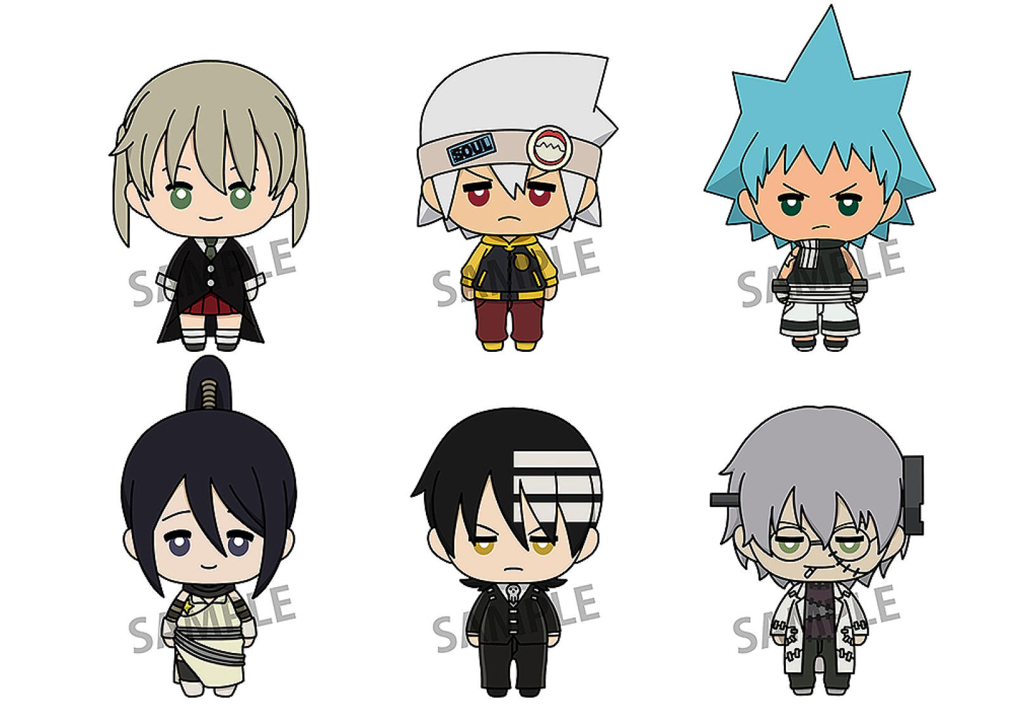 Proof Soul Eater: Nyokinto Mascot Anime Figure (Assortment of 6)