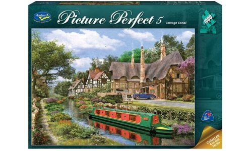 Holdson - Cottage Canal - Picture Perfect 5 1000 Piece Jigsaw - Good Games