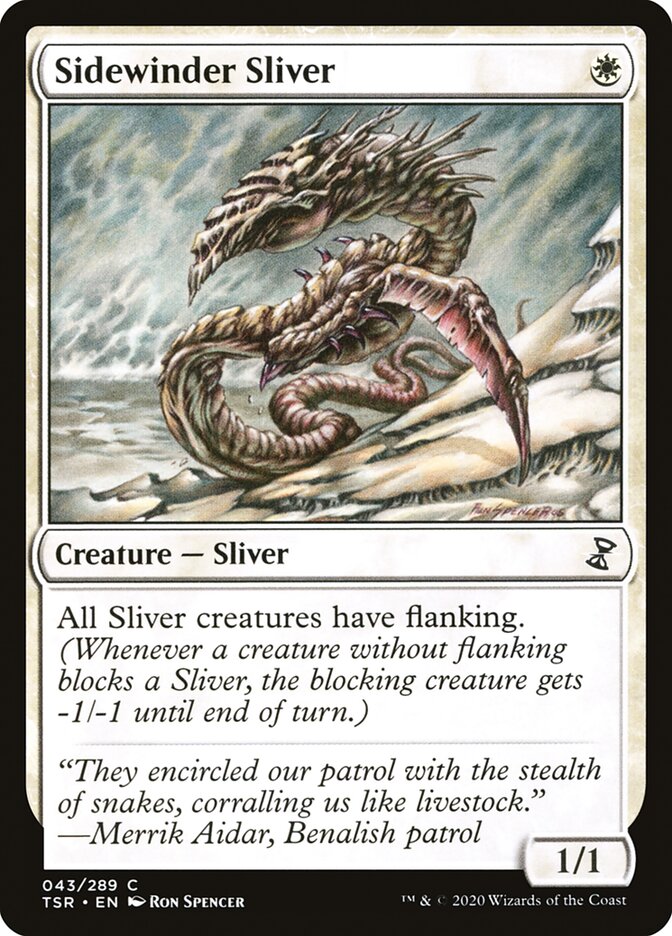 Sidewinder Sliver 43/289 (Time Spiral: Remastered)