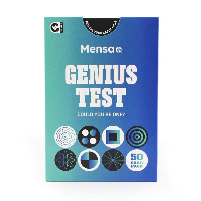 Mensa Genius Test Card Game