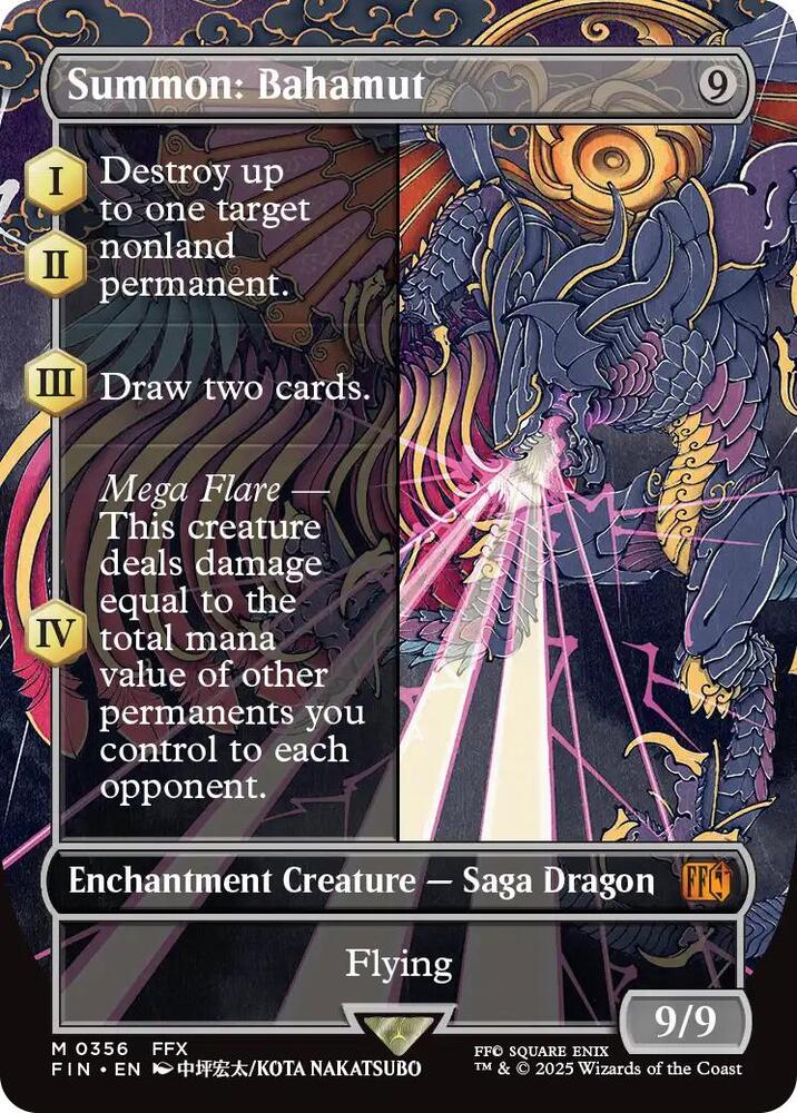 Summon: Bahamut 356 (FINAL FANTASY) - Borderless