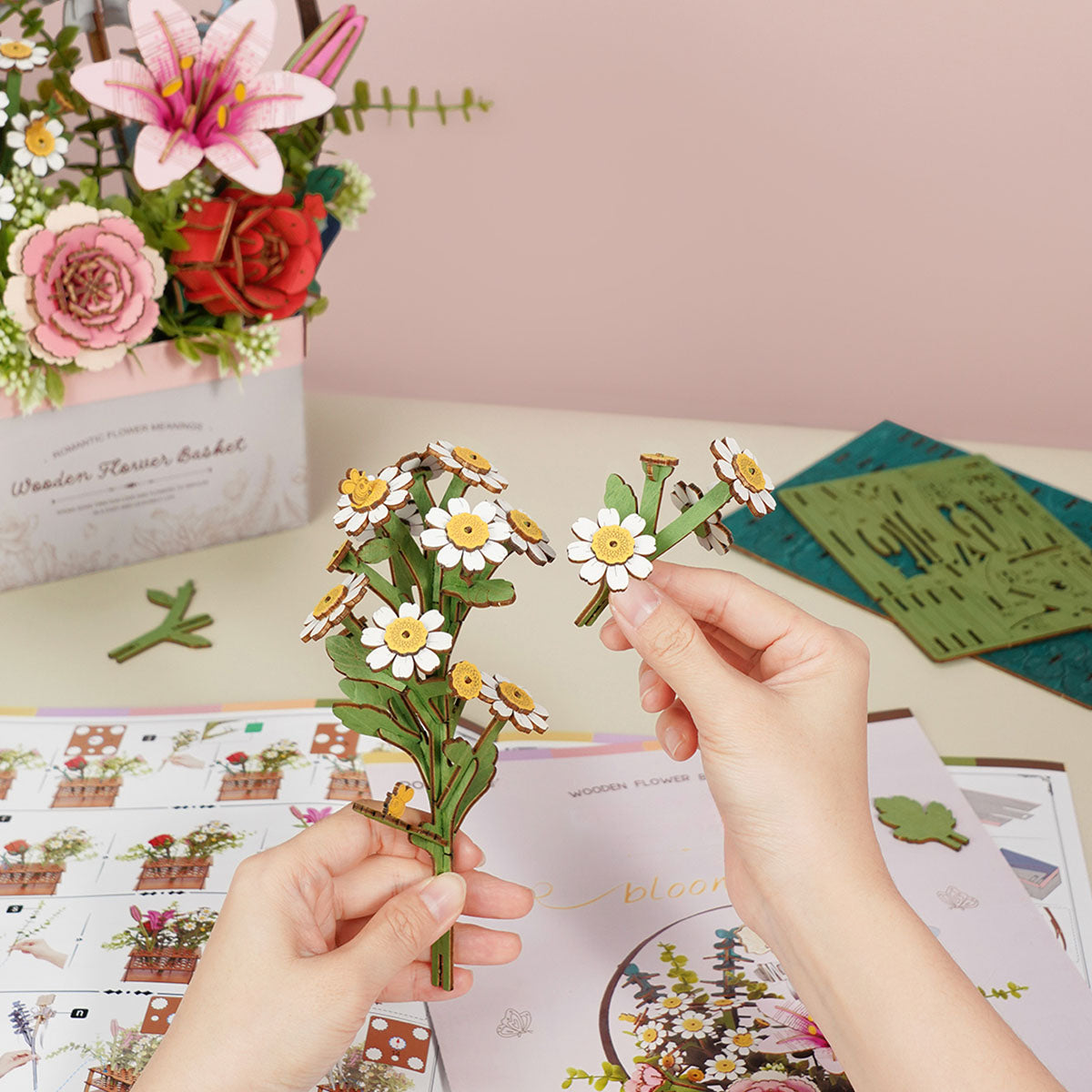 Wooden Bloom Flower Basket Diy - Good Games