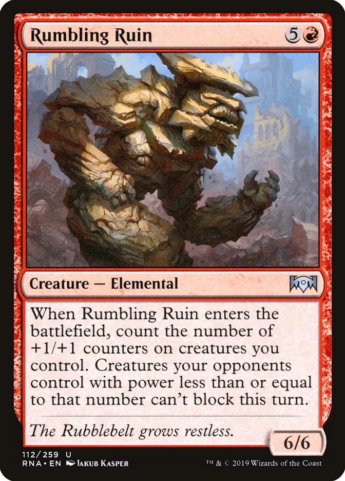 Rumbling Ruin 112/259 (Ravnica Allegiance)