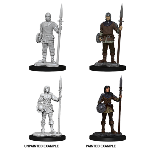 Wizkids Deep Cuts Unpainted Miniatures Guards - Good Games