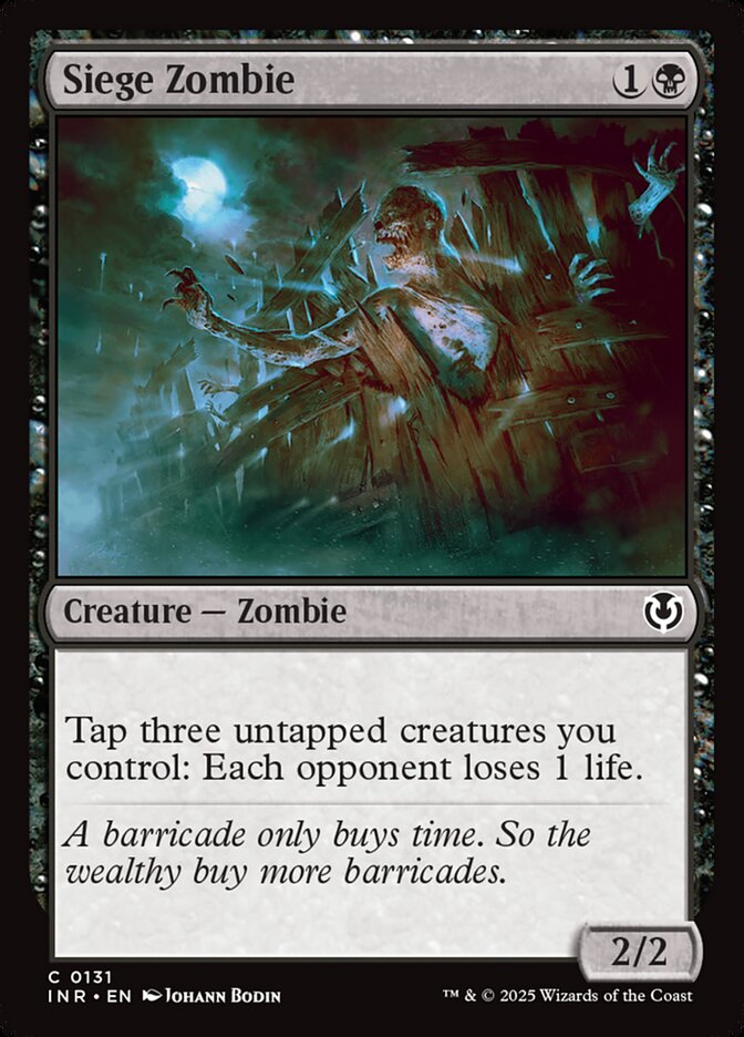 Siege Zombie 131/287 (Innistrad Remastered)