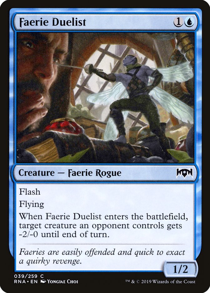 Faerie Duelist 39/259 (Ravnica Allegiance)