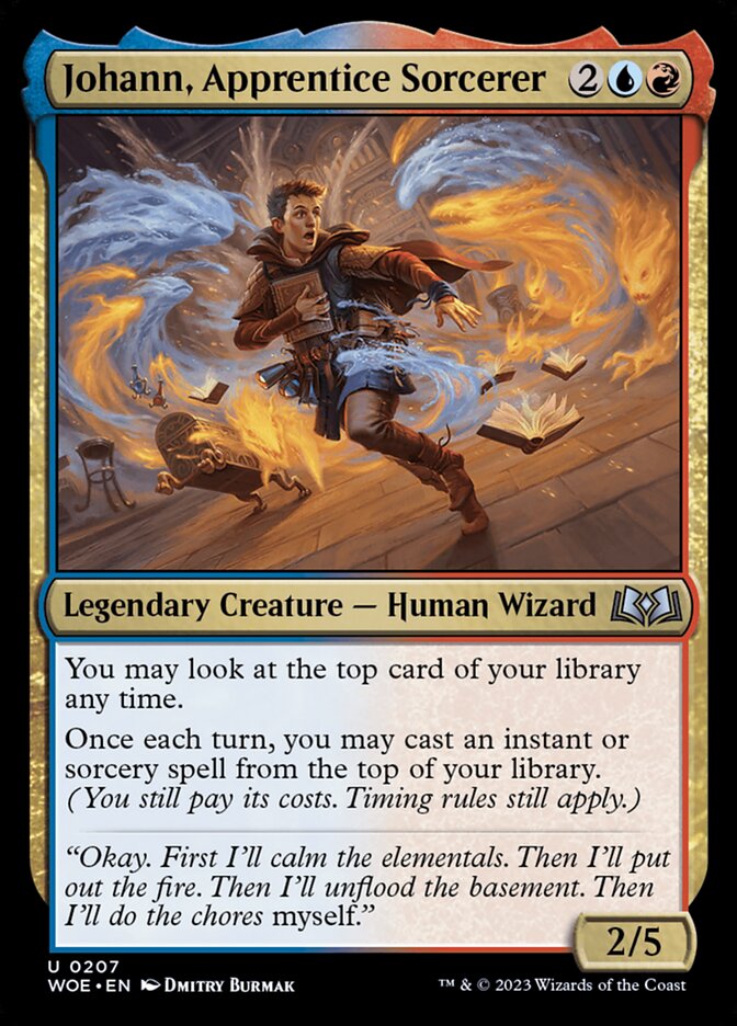 Johann, Apprentice Sorcerer 207 (Wilds of Eldraine)