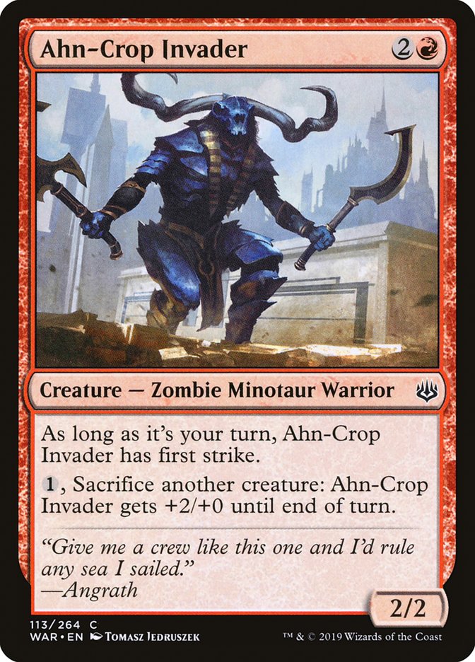 Ahn-Crop Invader 113/264 (War of the Spark)