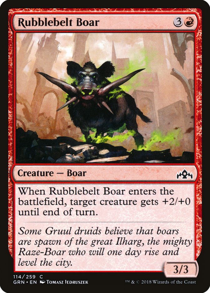 Rubblebelt Boar 114/259 (Guilds of Ravnica)