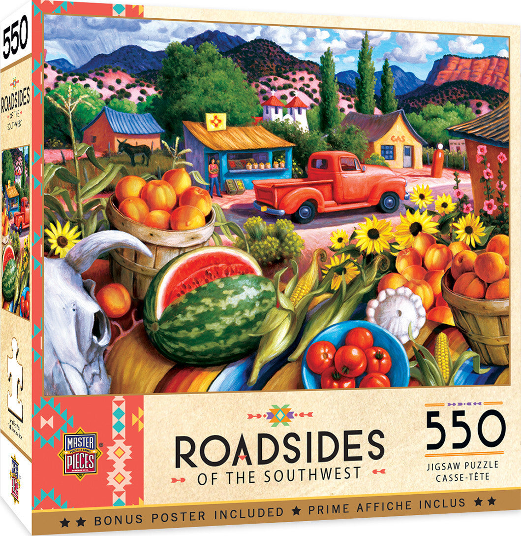 MasterPieces - Roadsides of the Southwest Summer Fresh 550 Piece Jigsaw - Good Games