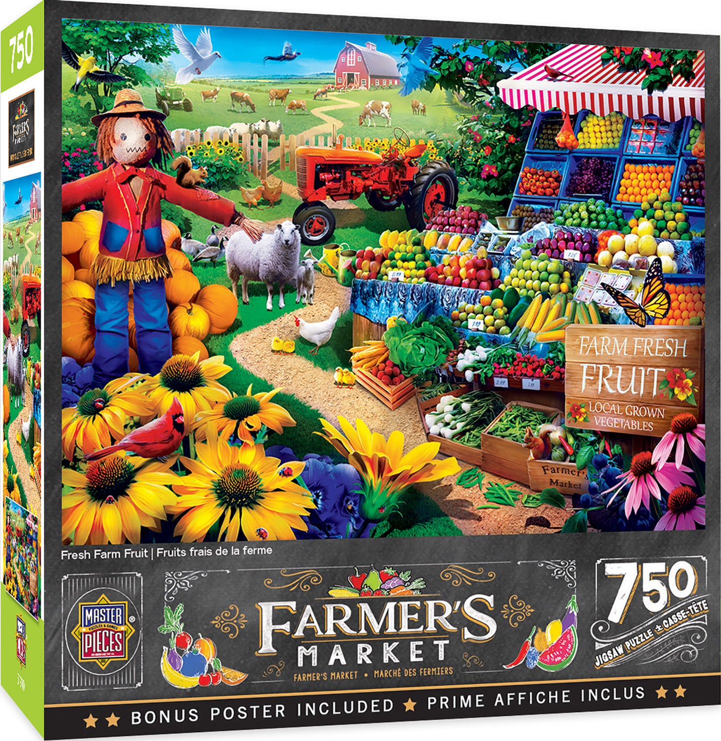 MasterPieces - Farmers Market Farm Fresh Fruit 750 Piece Jigsaw - Good Games