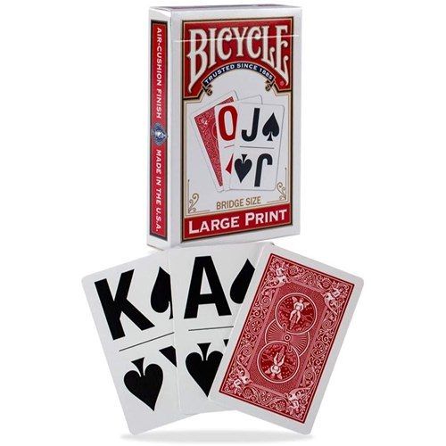 Bicycle Large Print Bridge Playing Cards - Good Games