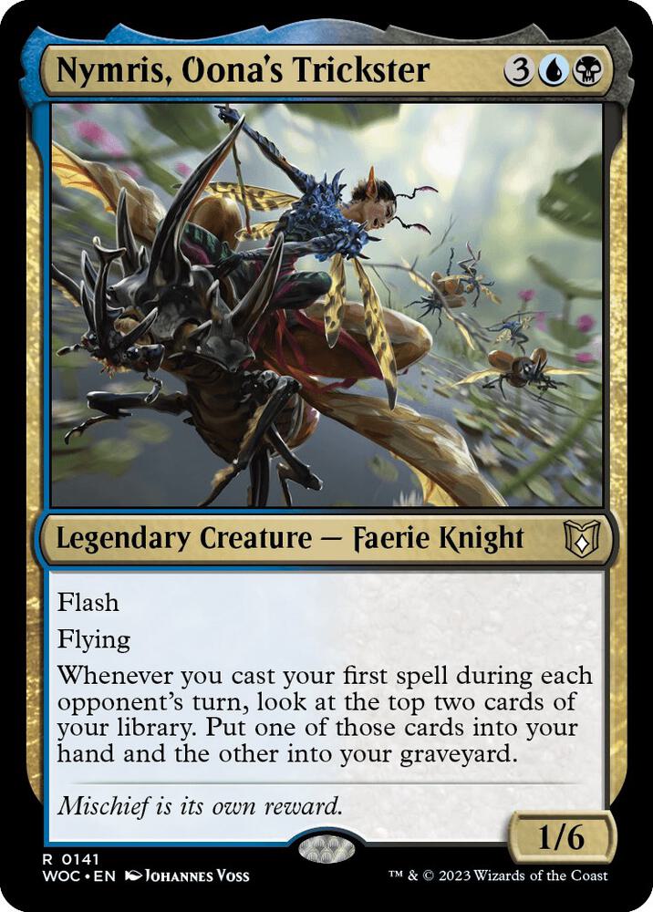 Nymris, Oona's Trickster 141 (Commander: Wilds of Eldraine)