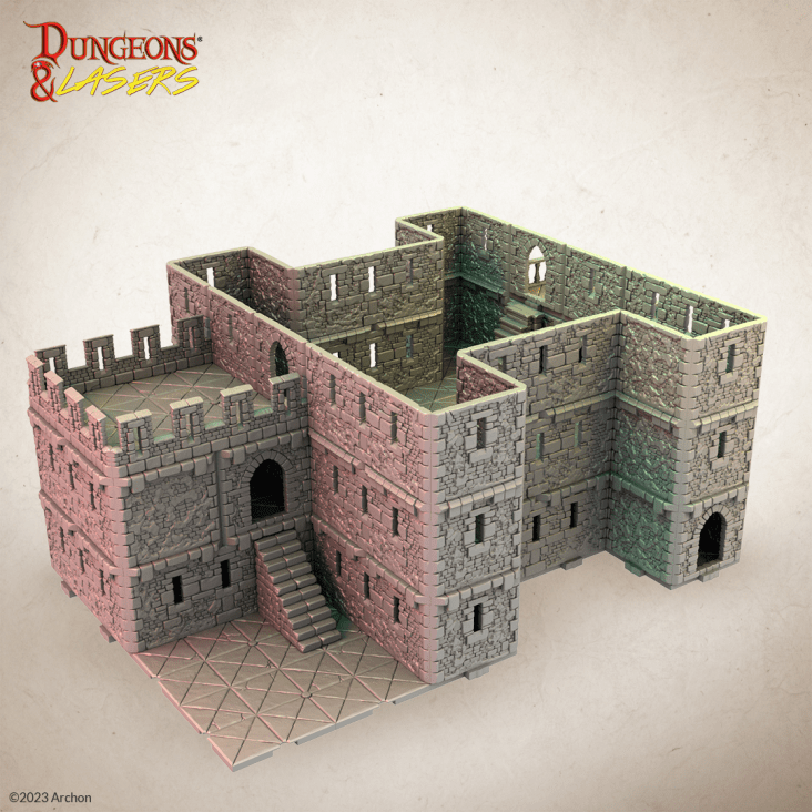Dungeons & Lasers Starter Sets Scale Model - Grand Stronghold - Good Games