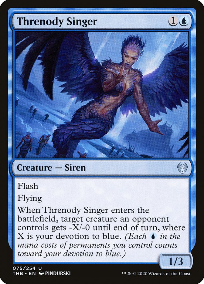Threnody Singer 75/254 (Theros Beyond Death) - Foil