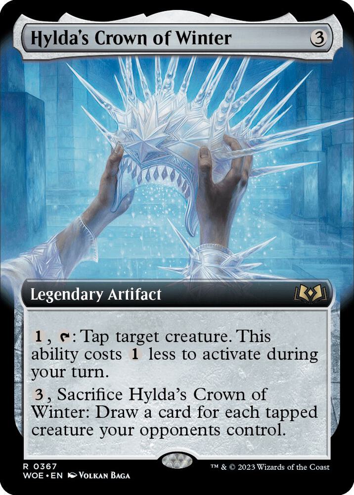 Hylda's Crown of Winter 367 (Wilds of Eldraine) - Extended Art