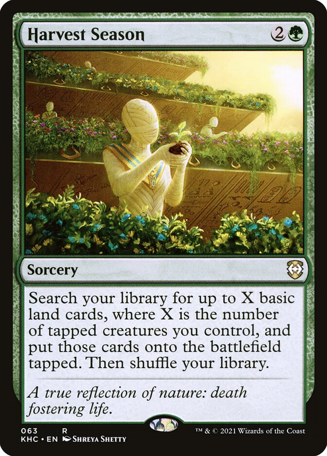 Harvest Season 63/1 (Commander: Kaldheim)