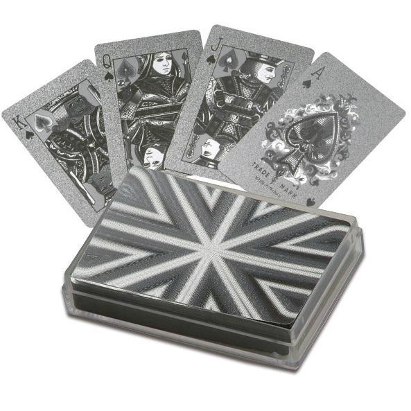 Royal 100% Plastic Silver Deck - Good Games