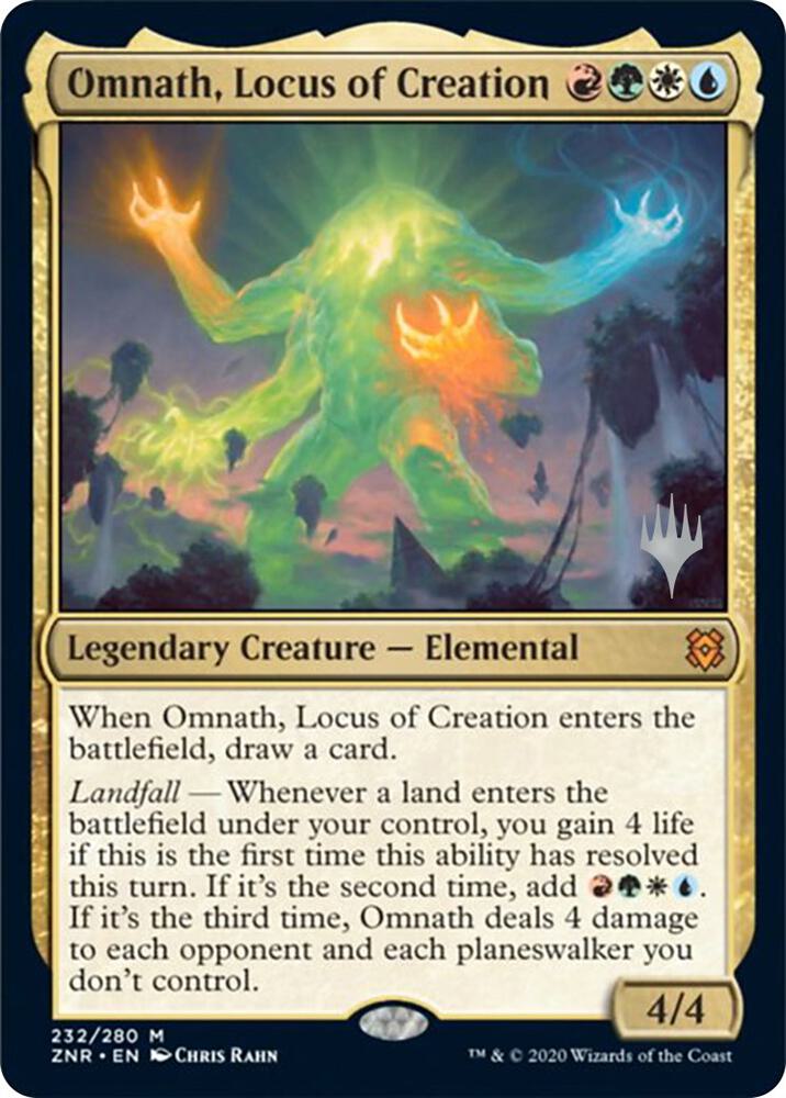 Omnath Locus of Creation 232 (Promo Pack: Zendikar Rising)