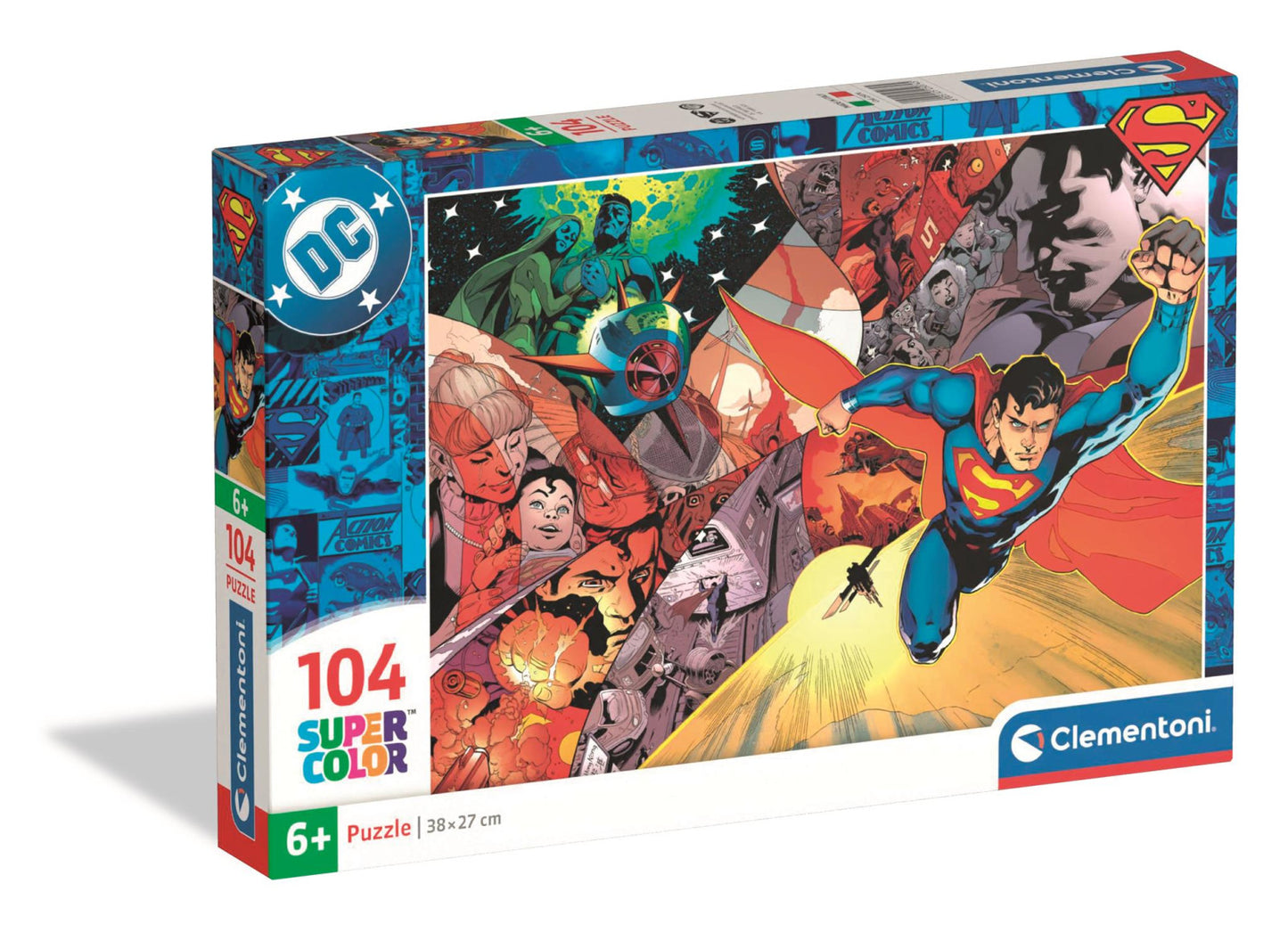 Clementoni SuperColor Superman - 104 piece Puzzle