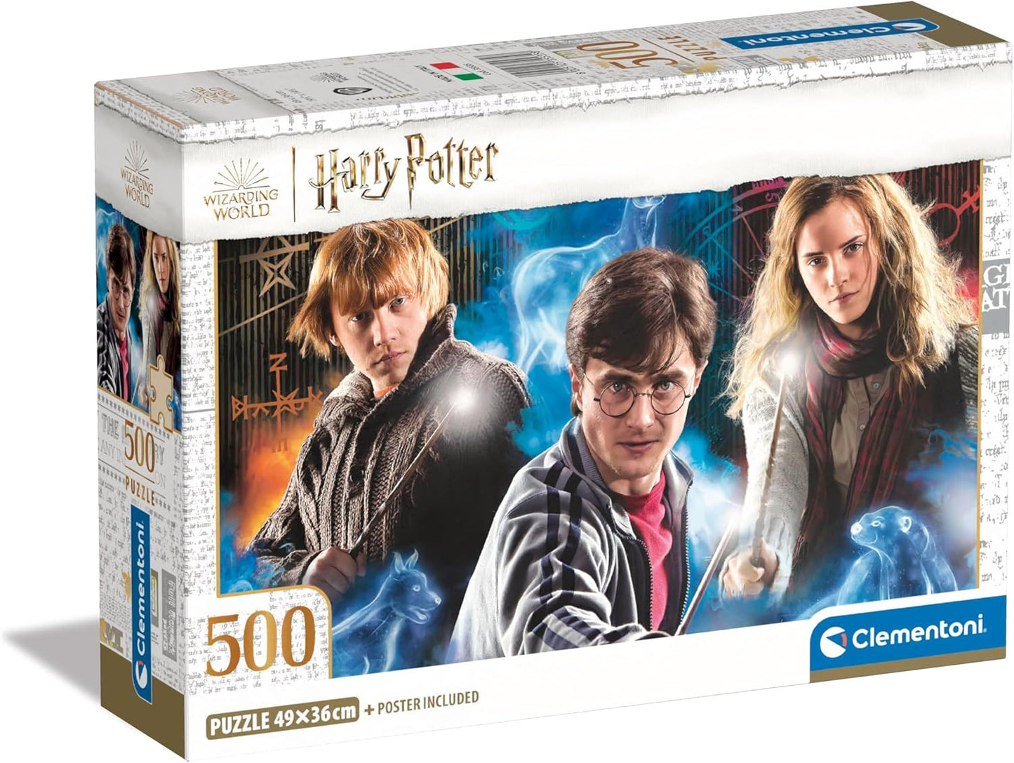 Clementoni Harry Potter Design 2 - 500 piece Puzzle with Poster