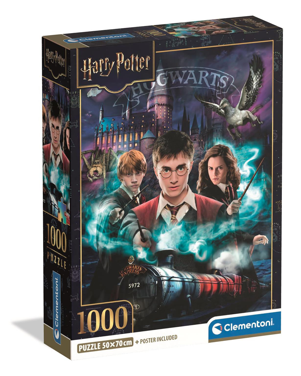 Clementoni Harry Potter Hogwarts - 1000 piece Puzzle with Poster